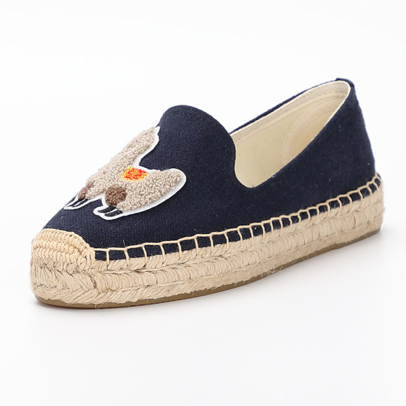 Low cut canvas casual women's shoes