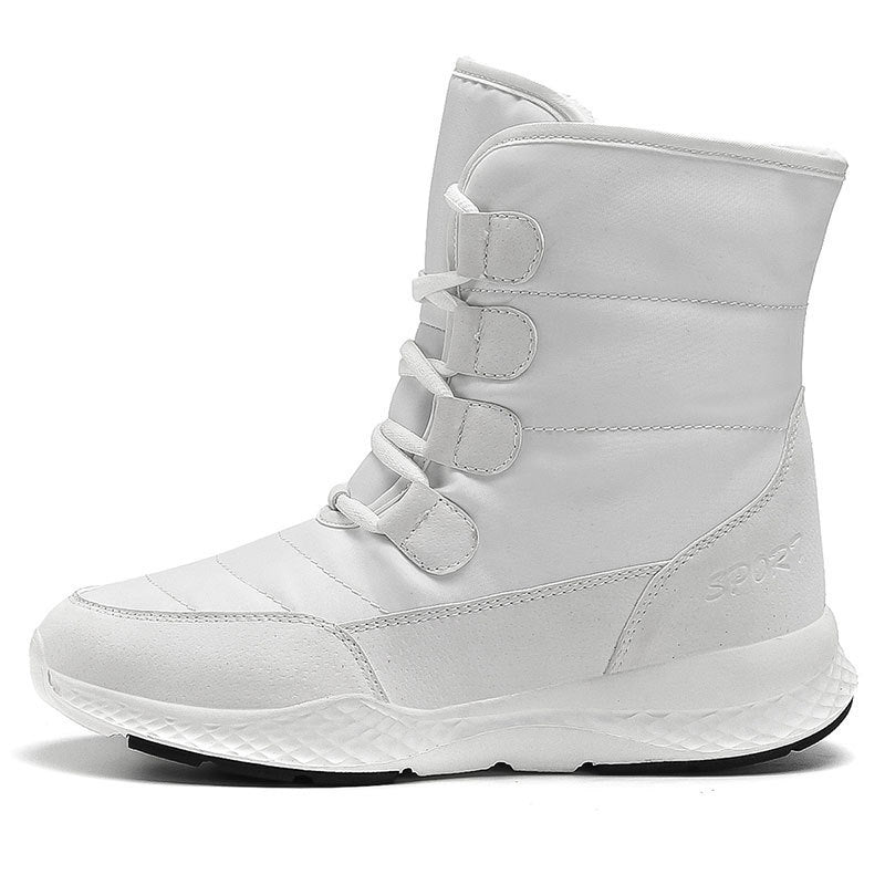 High-top plus velvet snow boots