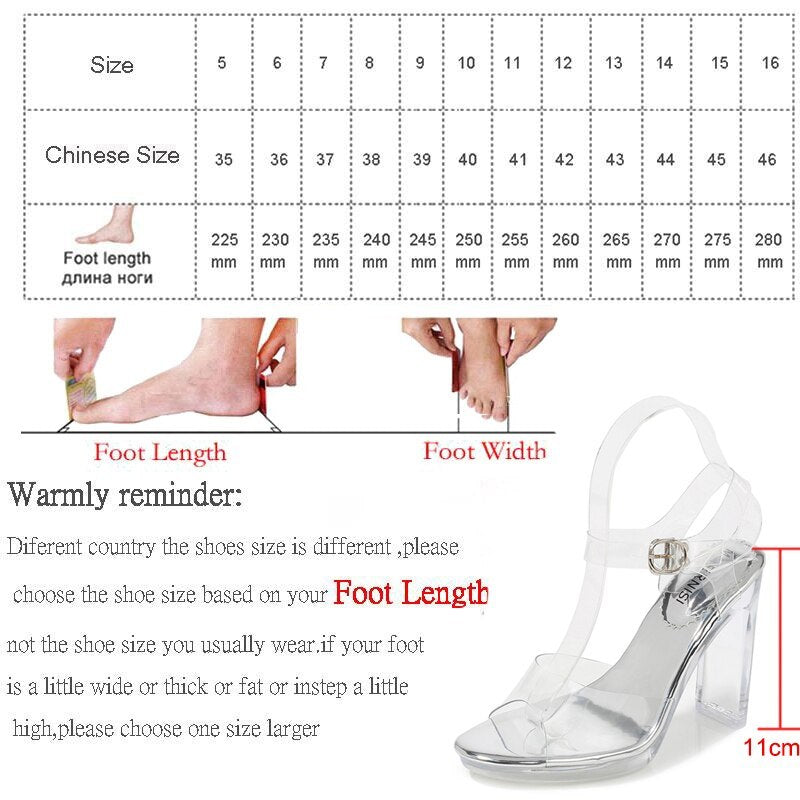 Transparent Word With Crystal Heel Sandals