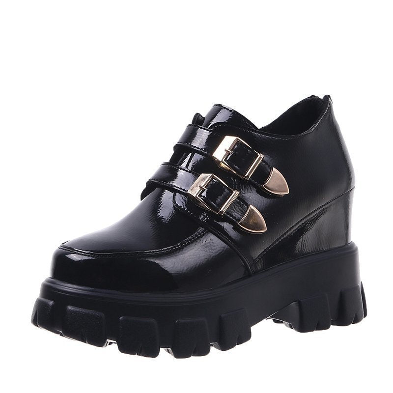 Inner increase women's shoes single shoes platform