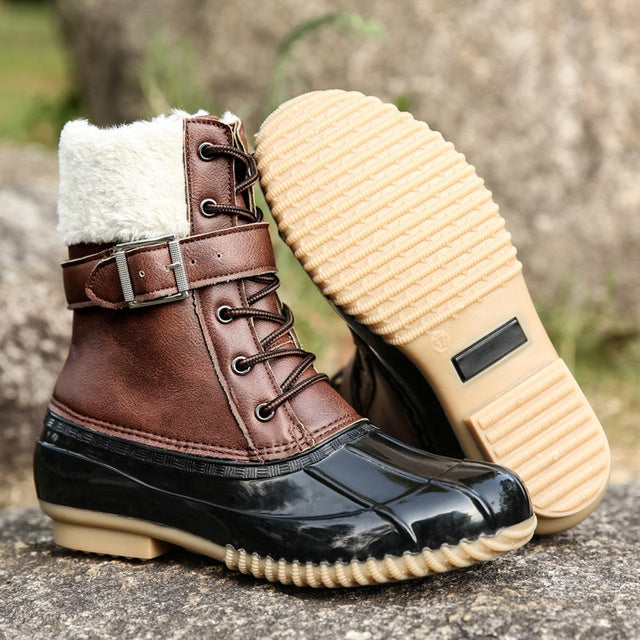 Women's shoes high-top  waterproof snow boots