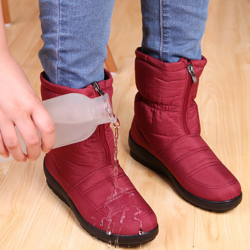 Bottes d'hiver chaussures pour femmes bottes de neige épaisses pour femmes