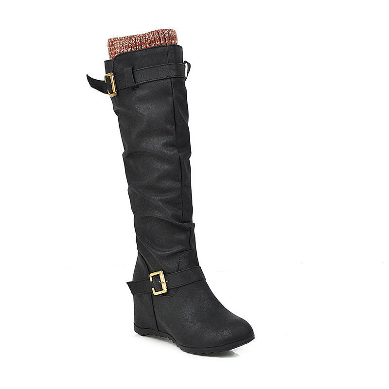 Botas Martin con realce interior de moda para mujer 