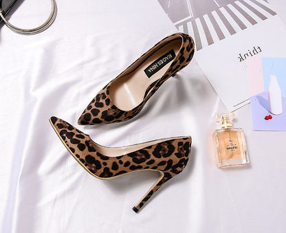 Tacones de leopardo