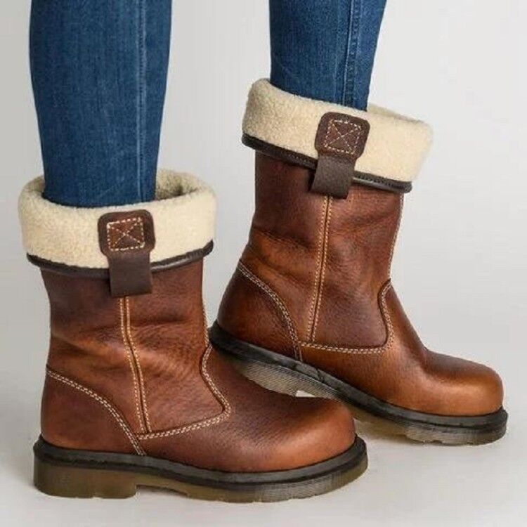 Round head short boots