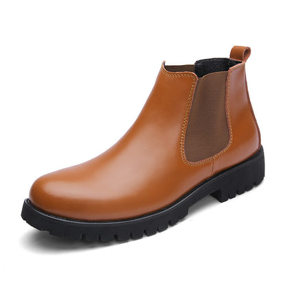 Bottes Martin en cuir couvre-pieds montantes