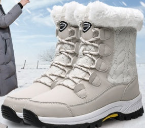 Botas de nieve cálidas para mujer 