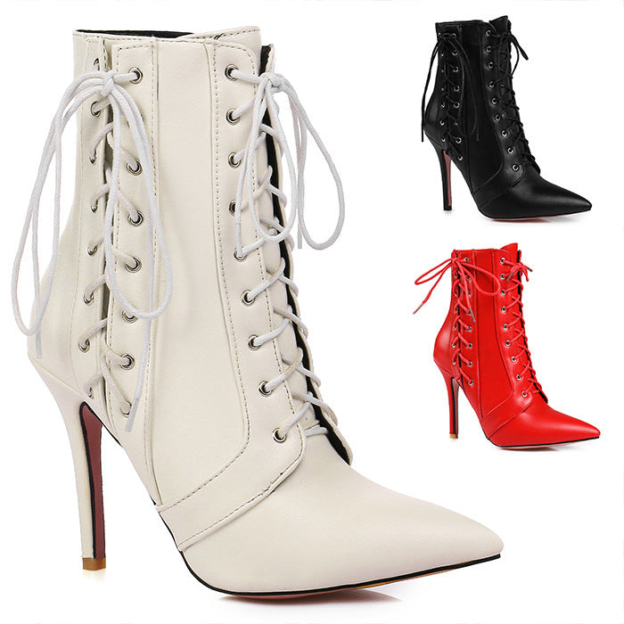 Stiletto high heel single boots