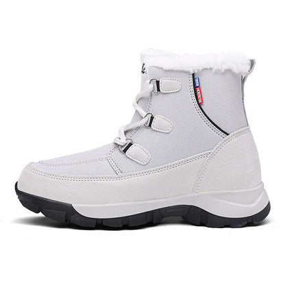 Bottes de neige mi-hautes en polaire