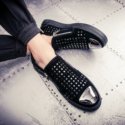 Chaussures pour hommes Chaussures de mode britanniques à strass