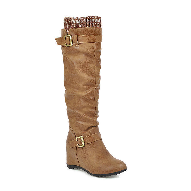 Botas Martin con realce interior de moda para mujer 