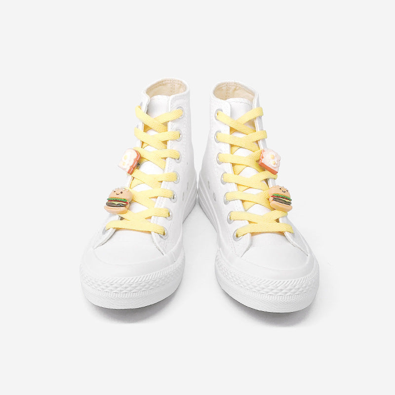 Girls  Heart High Top Canvas  All-match Shoes