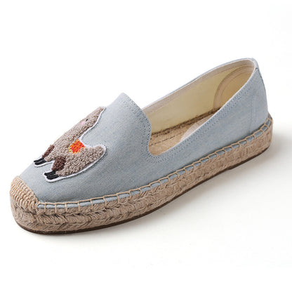 Low cut canvas casual women's shoes