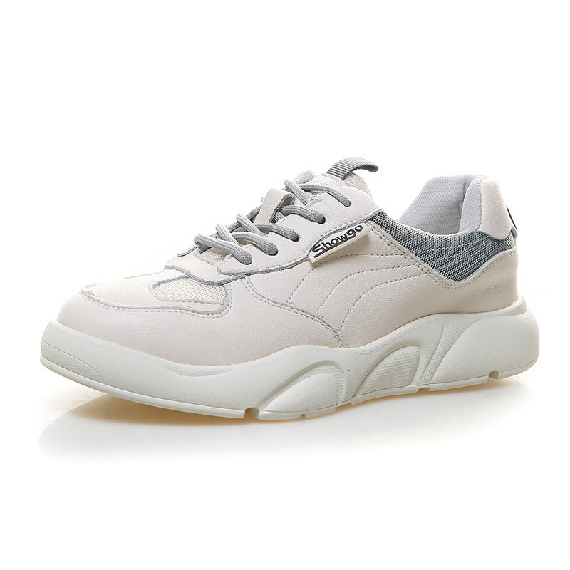 Leisure sports white shoes