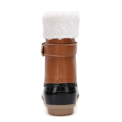 Chaussures pour femmes bottes de neige imperméables montantes 