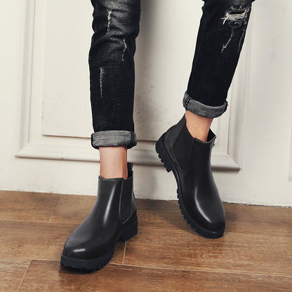 Bottes Martin en cuir couvre-pieds montantes