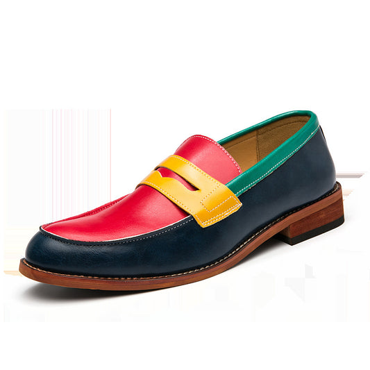 Zapatos puntiagudos de colores peluquero discoteca hipster