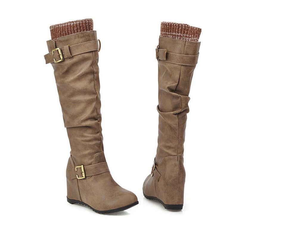 Botas Martin con realce interior de moda para mujer 