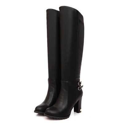 Thick Heel Over The Knee Boots High Heel Women's Boots