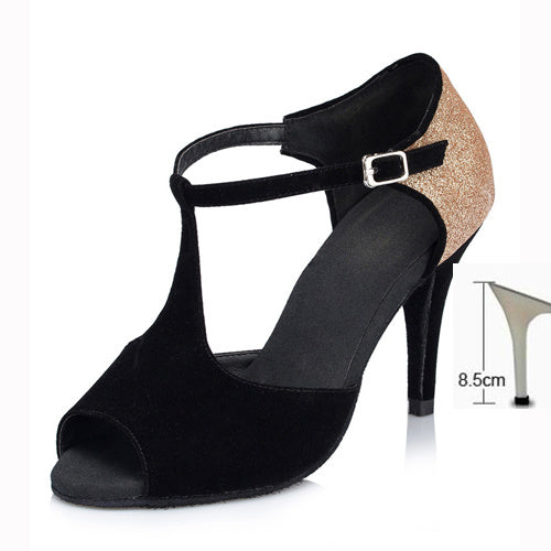 Ladies Buckle Latin Dance Shoes