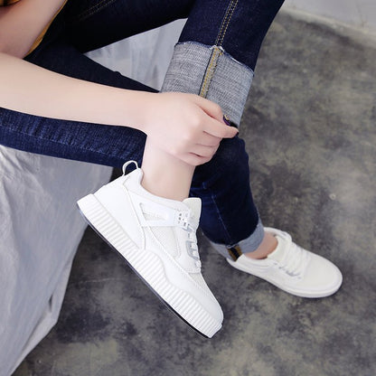 summer new Korean style sneakers round toe mesh breathable small white shoes casual women's shoes