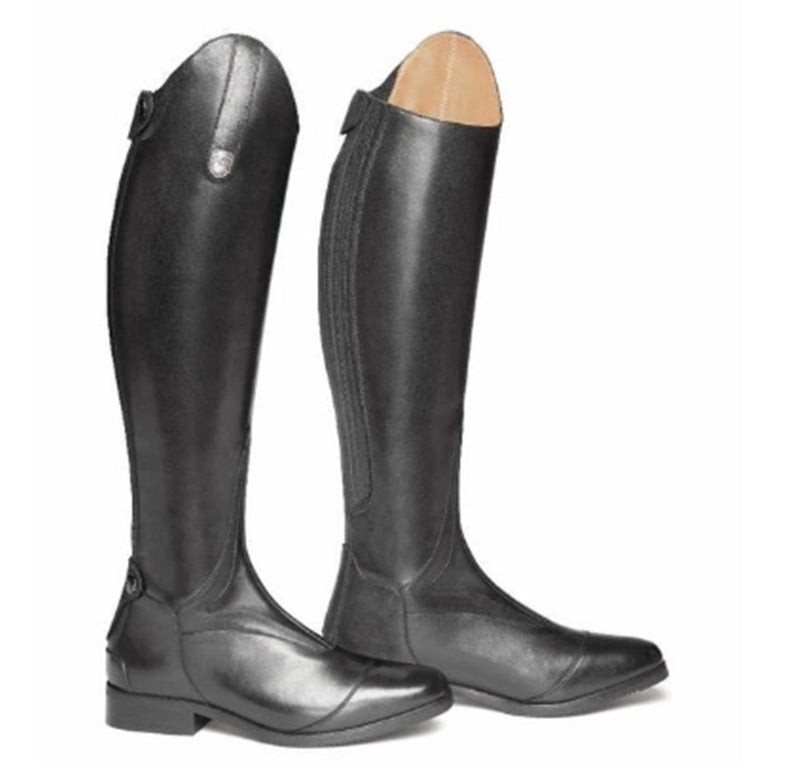 Women's Knee High Smooth Leather Riding Boots Temperature