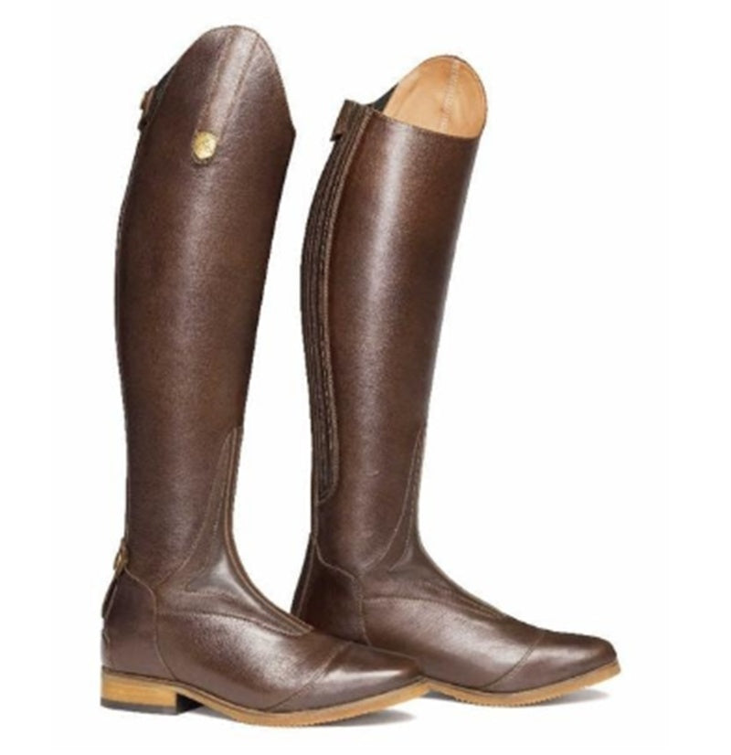 Women's Knee High Smooth Leather Riding Boots Temperature