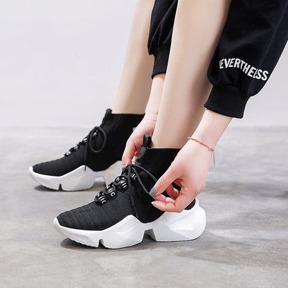 Socks Boots Trendy Shoes Flat Casual Hip Hop Harajuku High Top