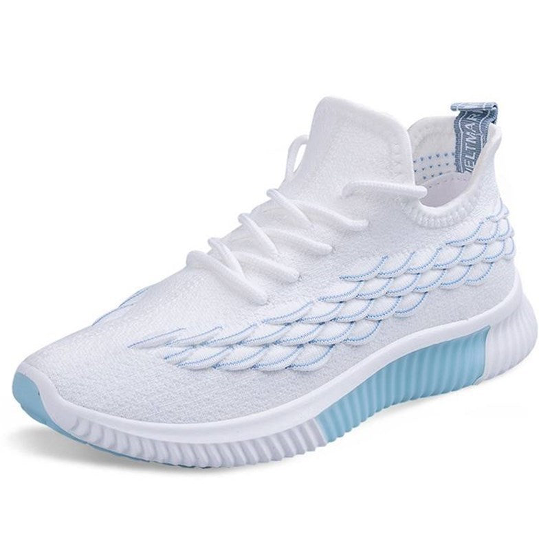 Fly Woven Three-Dimensional Scale Lace Mesh Top Sneaker Female