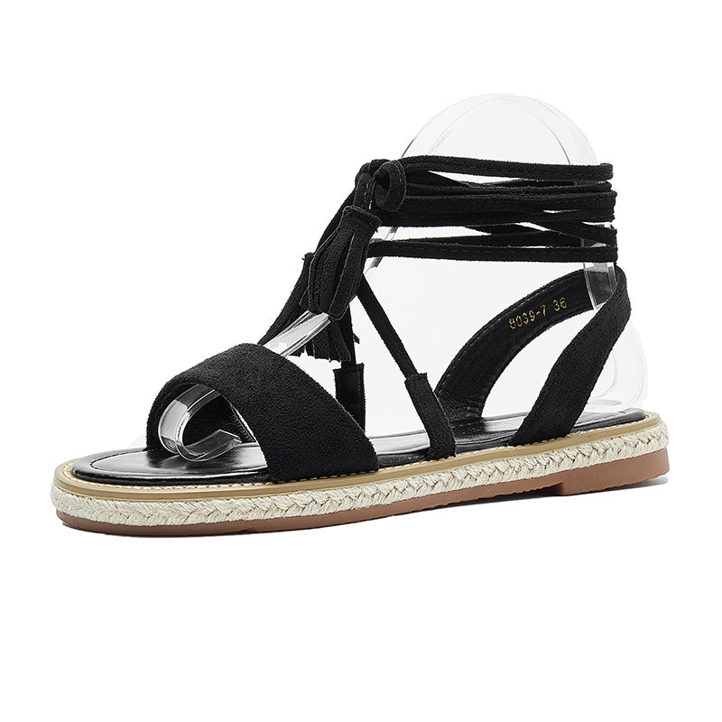 Bohemian Strappy Flat Seaside Holiday Sandals