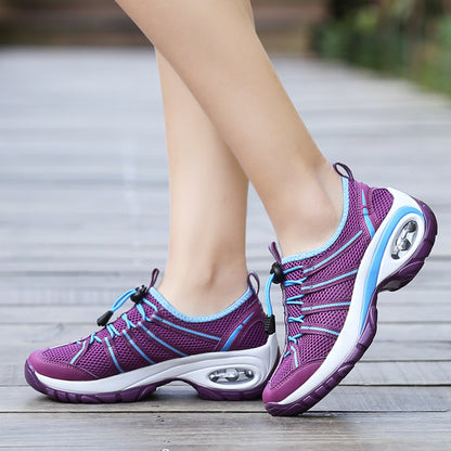 Mesh Shoes, Hiking, Spring, Cushion, Wear-Resistant Shoes, Women'S Breathable Outdoor Leisure