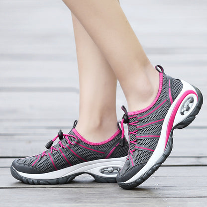 Mesh Shoes, Hiking, Spring, Cushion, Wear-Resistant Shoes, Women'S Breathable Outdoor Leisure