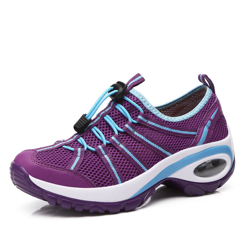 Mesh Shoes, Hiking, Spring, Cushion, Wear-Resistant Shoes, Women'S Breathable Outdoor Leisure