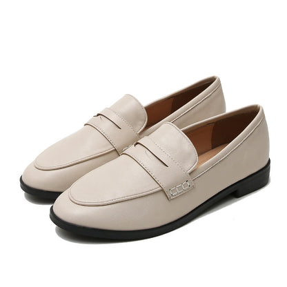 British Love Small Leather Shoes Flat