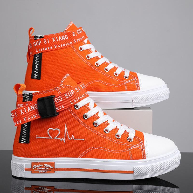 High-Top Canvas Shoes Casual All-Match Men'S Cloth Shoes