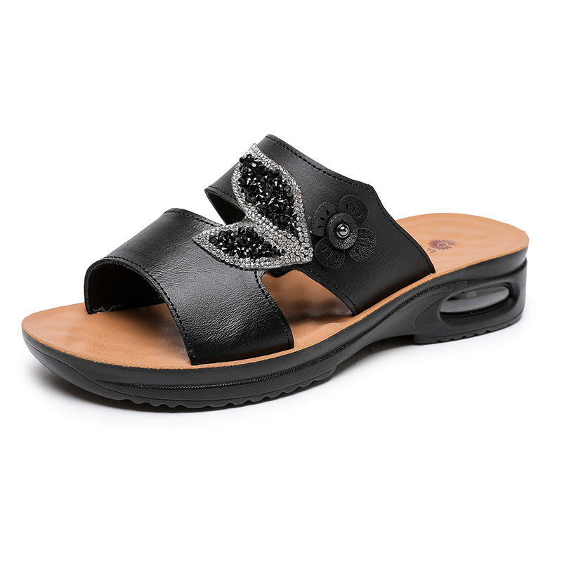 Middle-aged And Elderly Sandals And Slippers