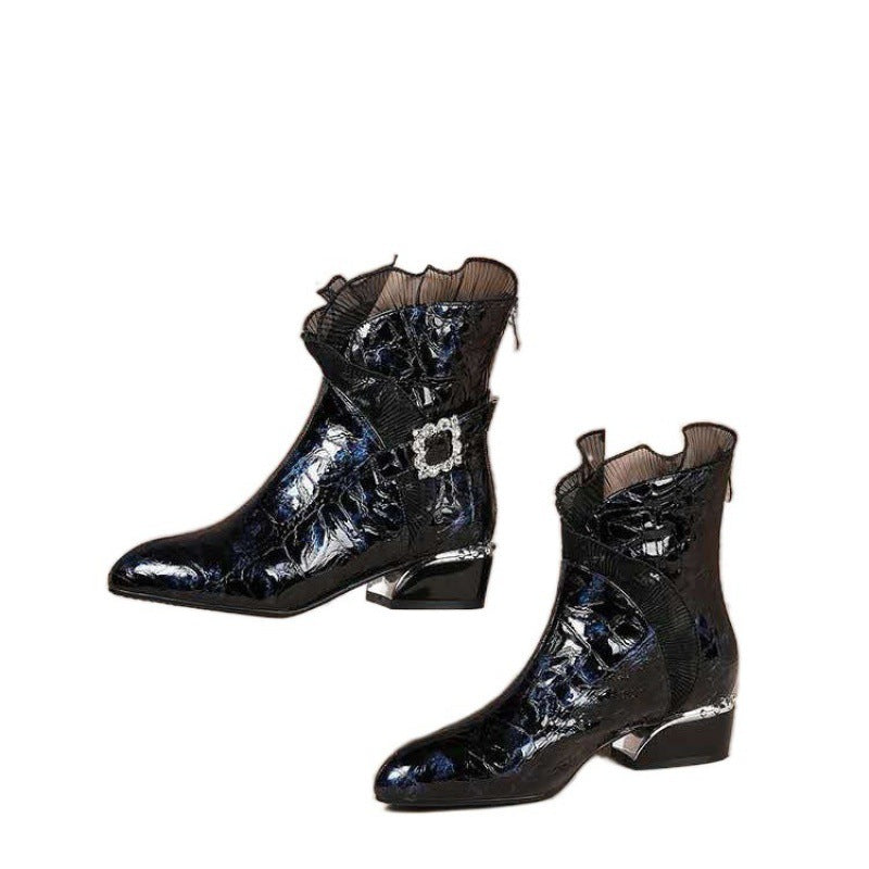 Lace Women'S Boots Autumn And Winter