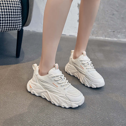 Summer Net Single-Sided Breathable Net Shoes White Sneakers