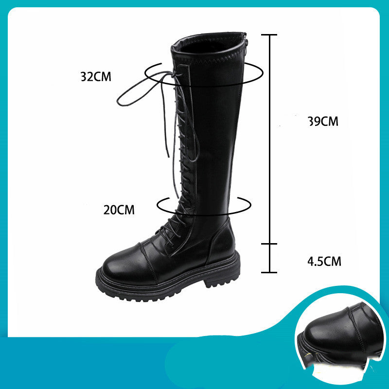 Leather Martin Boots Summer Thin New British Style Breathable Mesh Boots Hollow Thick-Soled Short Boots