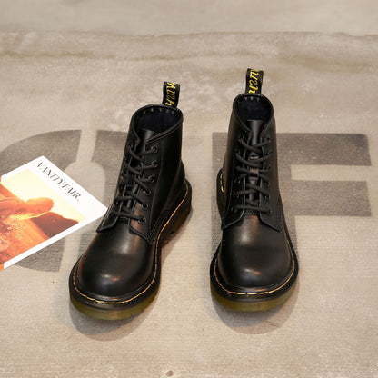 Martin Boots Female British Style Retro Locomotive