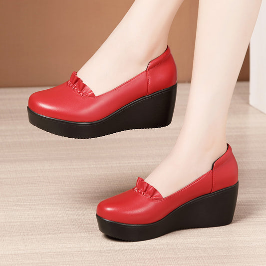 Fashion Ladies Platform Flat Shoes