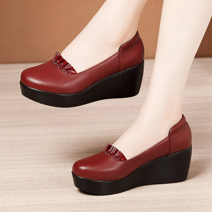 Fashion Ladies Platform Flat Shoes