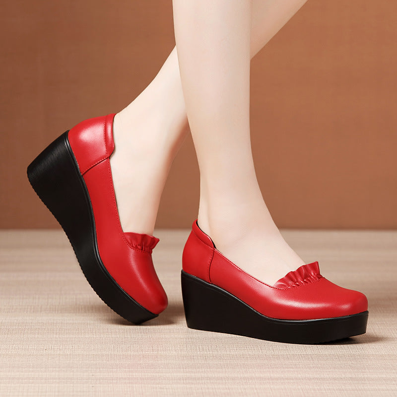 Fashion Ladies Platform Flat Shoes