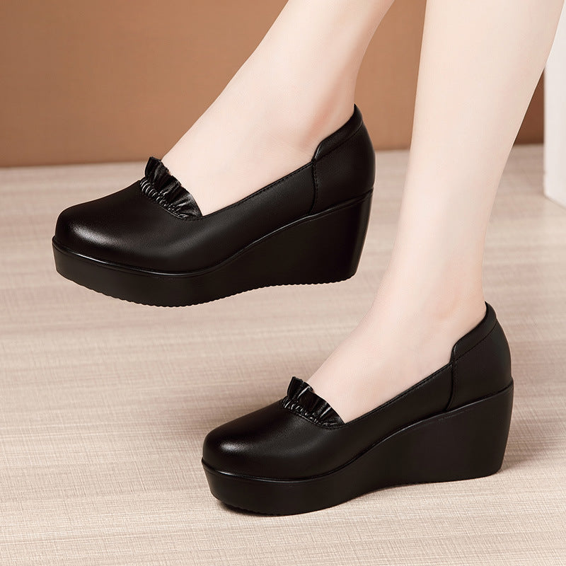 Fashion Ladies Platform Flat Shoes