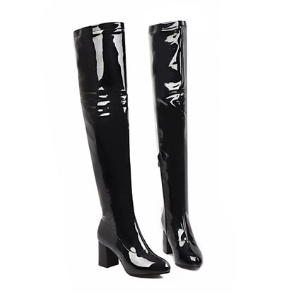 Comfortable And Casual, Thick High-Heeled Long Tube