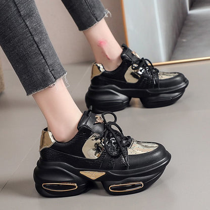 Lace-Up Fashion Round-Toe Shoes Everyday Wear Women'S Shoes