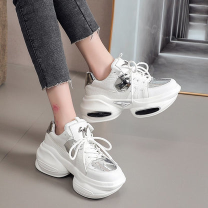 Lace-Up Fashion Round-Toe Shoes Everyday Wear Women'S Shoes