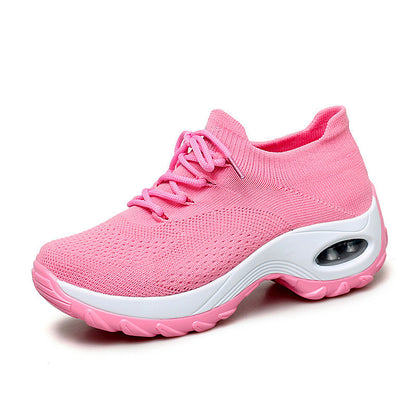 Zapatillas de deporte para mujer, de moda, combinables, con tejido Fly, informales