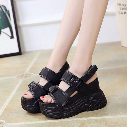 Super High Heel Wedge Platform Platform Sports Shoes