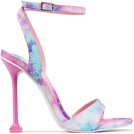 High-heeled Sandals Colorful Women's Sandals